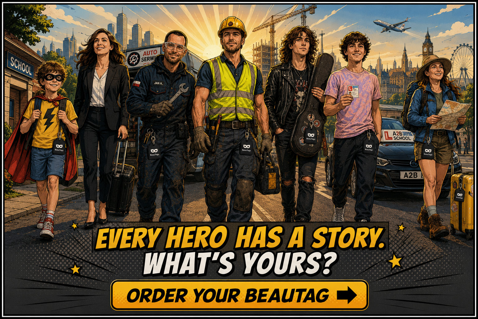 Heroes suggest you buy a BeauTag